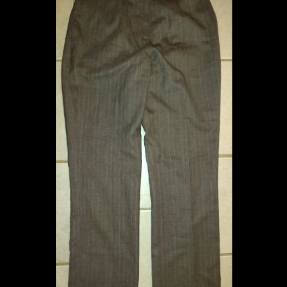 Women's Size Brown With Light Stripes 6 Pendleton Savvy Stretch Wool Casual Busi